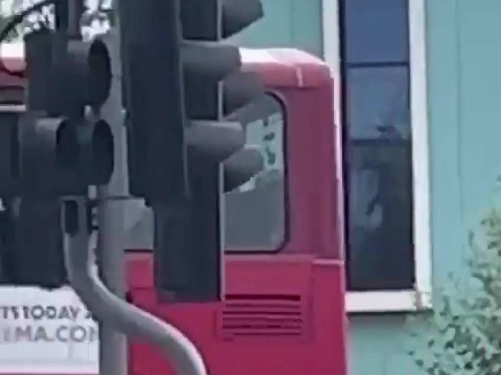 Focosa coppia dà spettacolo sul bus