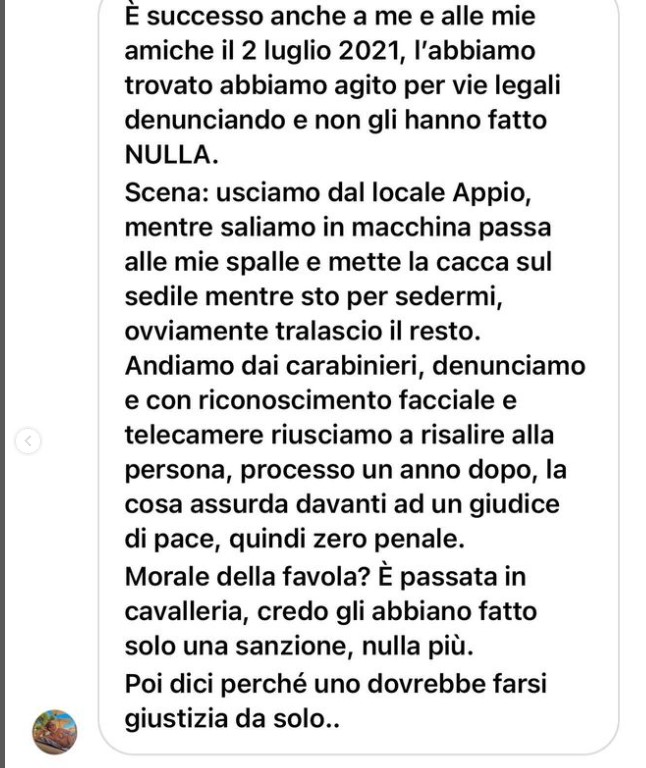 Lancia feci nelle auto e fugge: panico a Roma