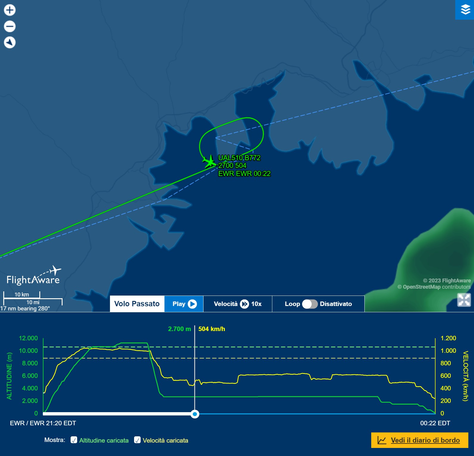 Volo New YorkRoma "precipita" per 8mila metri pilota torna indietro