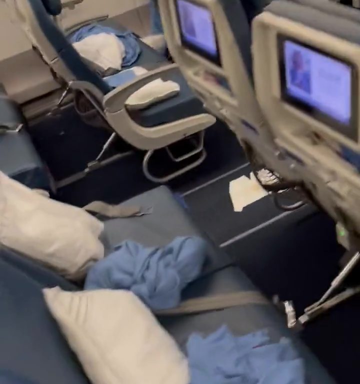 Attacco di diarrea in aereo