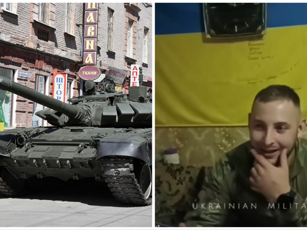 Soldato ucraino trolla i russi: cattura tank guasto e chiama assistenza