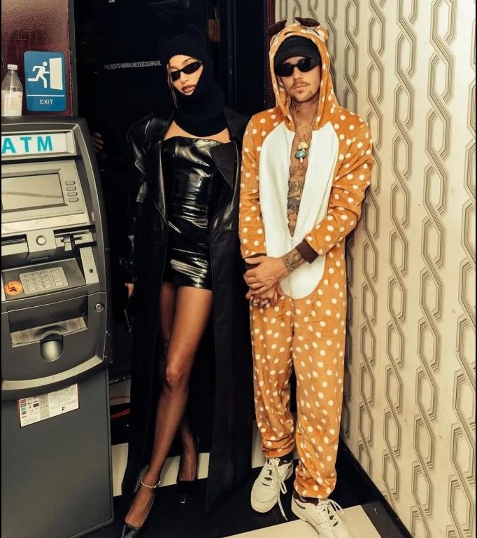 Il vestito di Halloween di Hailey e Justin Bieber