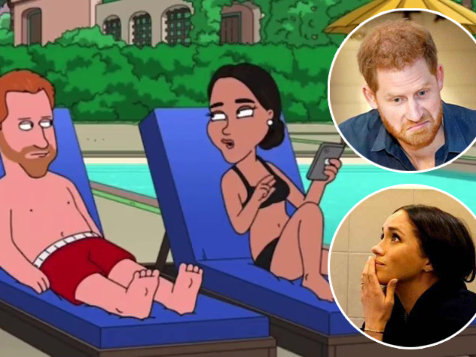 Harry e Meghan massacrati dai Griffin