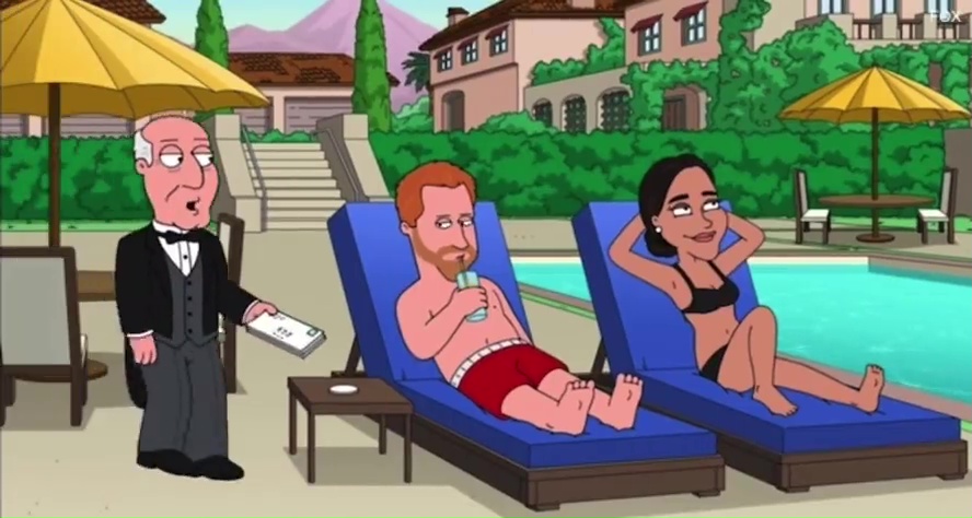 Harry e Meghan massacrati dai Griffin