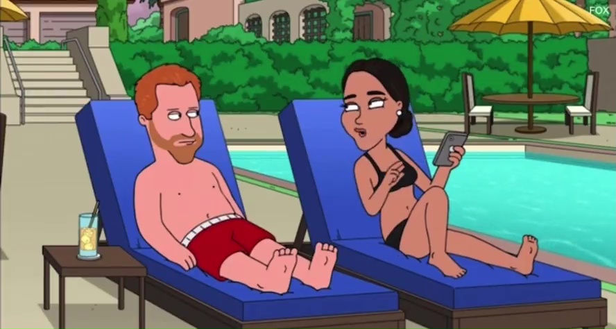 Harry e Meghan massacrati dai Griffin