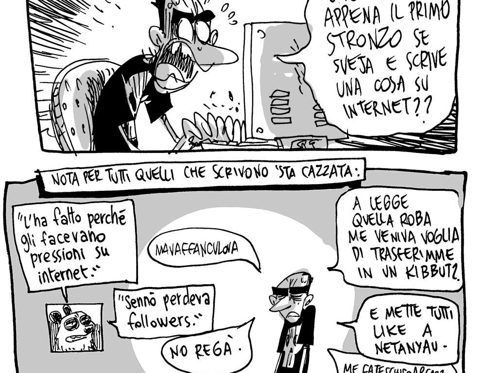 Zerocalcare e la polemica con Lucca Comics: la verità raccontata in fumetto