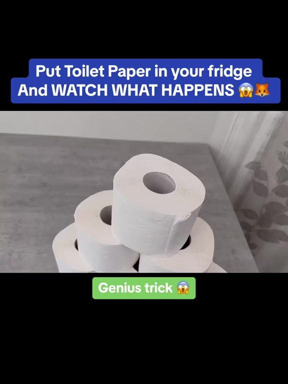 Carta igienica nel frigo, il trucco virale che fa impazzire i social