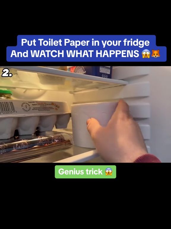 Carta igienica nel frigo, il trucco virale che fa impazzire i social
