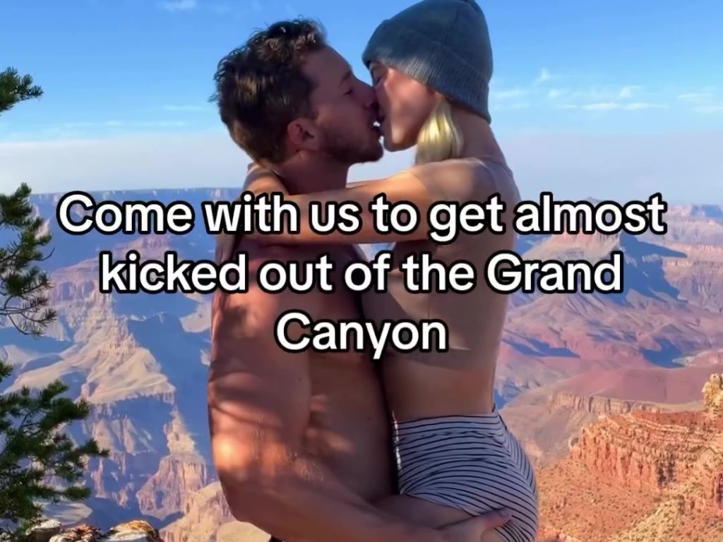 Sesso nel Grand Canyon e non solo, viaggiatori influencer annunciano nuova missione