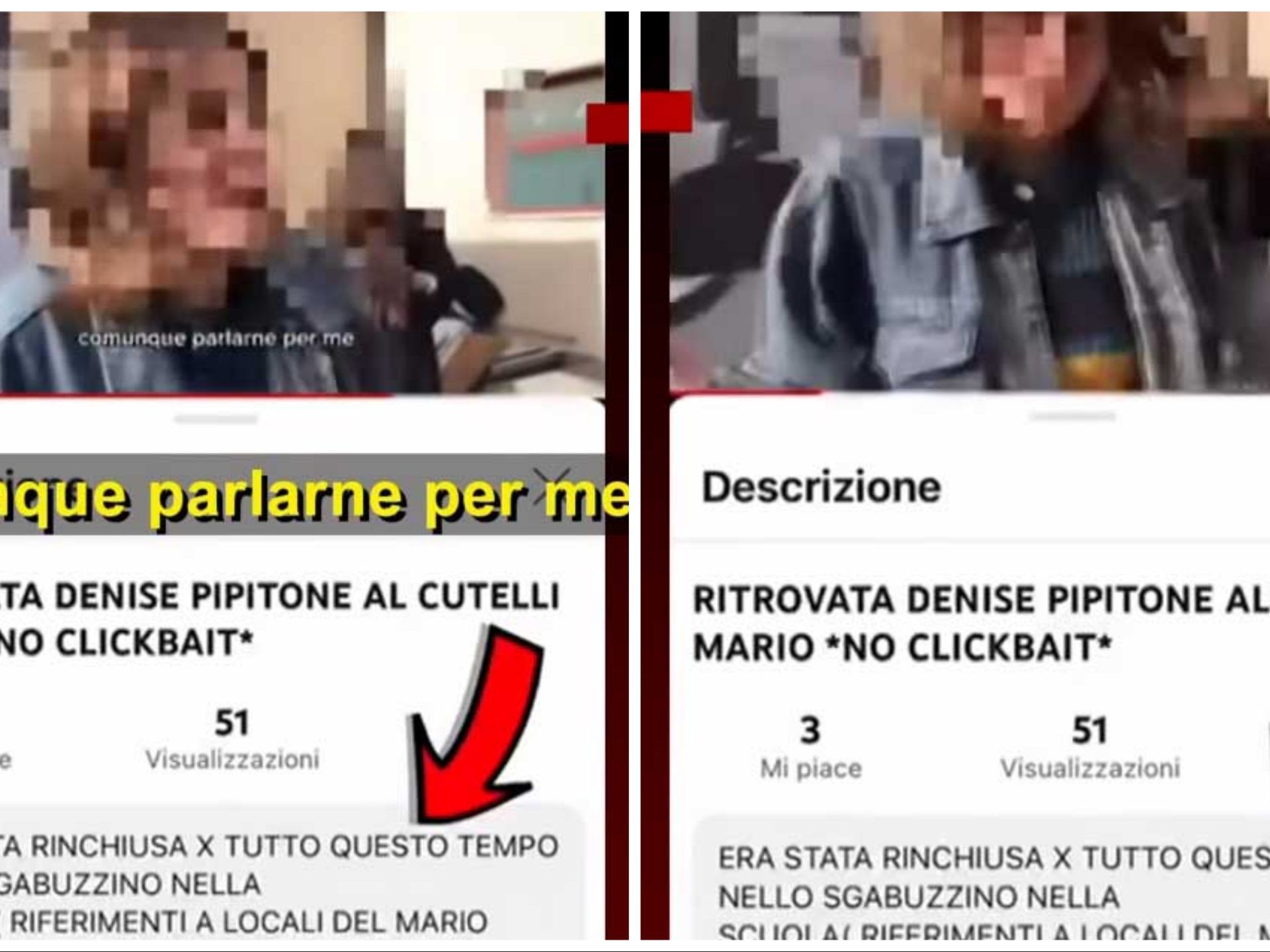 Denise Pipitone ritrovata, video shock di due studentesse scatena polemica