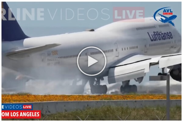 Flugzeug prallt bei Landung von Landebahn ab: Terror an Bord