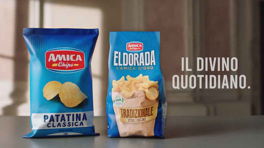 Lo spot blasfemo delle patatine Amica Chips censurato in tv: integrale in Rete