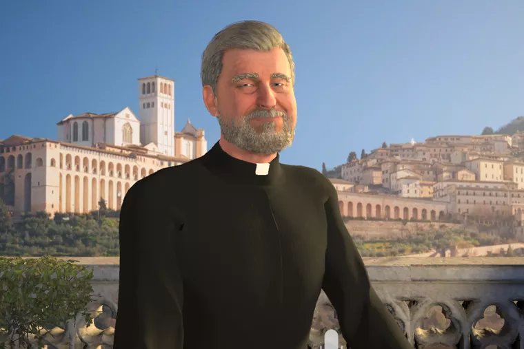 Sacerdote creado con Ai destituido tras protestas: "Lo bautizó con Gatorade"